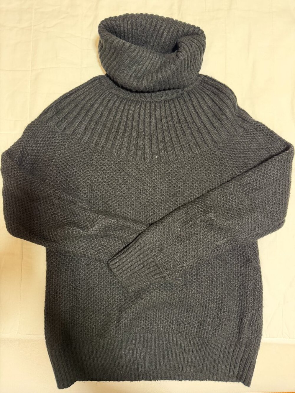 J.Crew Charcoal Grey Knit Turtleneck Sweater Size XXS